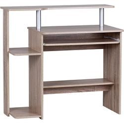 Computer table Wohnling rectangular Sonoma oak 940 x 485 x 905 mm chipboard