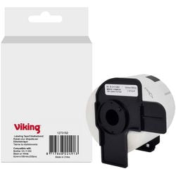 Rotolo di etichette Viking dk-11202 fratello nero su bianco