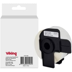 Rotolo di etichette Viking dk-11208 brother nero su bianco