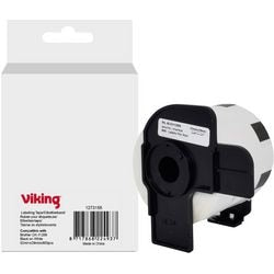 Rotolo di etichette Viking dk-11209 fratello nero su bianco