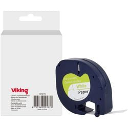 Labeling tape viking s0721510 dymo black on white