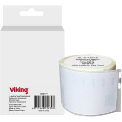 Rotolo di etichette viking s0722440 dymo nero su bianco