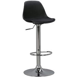 Bar stool amstyle spm2001 artificial leather black 110 kg 400 x 400 x 1,040 mm