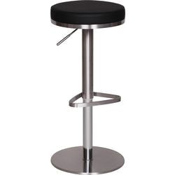 Bar stool Wohnling artificial leather black 110 kg 380 x 380 x 820 mm