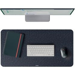 Leitz protector de escritorio de fieltro grande 70x36 cm - antideslizante - para teclado y ratón - gris oscuro