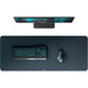 Leitz extra grote gaming muismat 100x40 cm - antislip - wasbaar - bureau onderlegger voor toetsenbord muis - donkergrijs