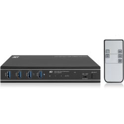 Switch KVM universale protetto nero