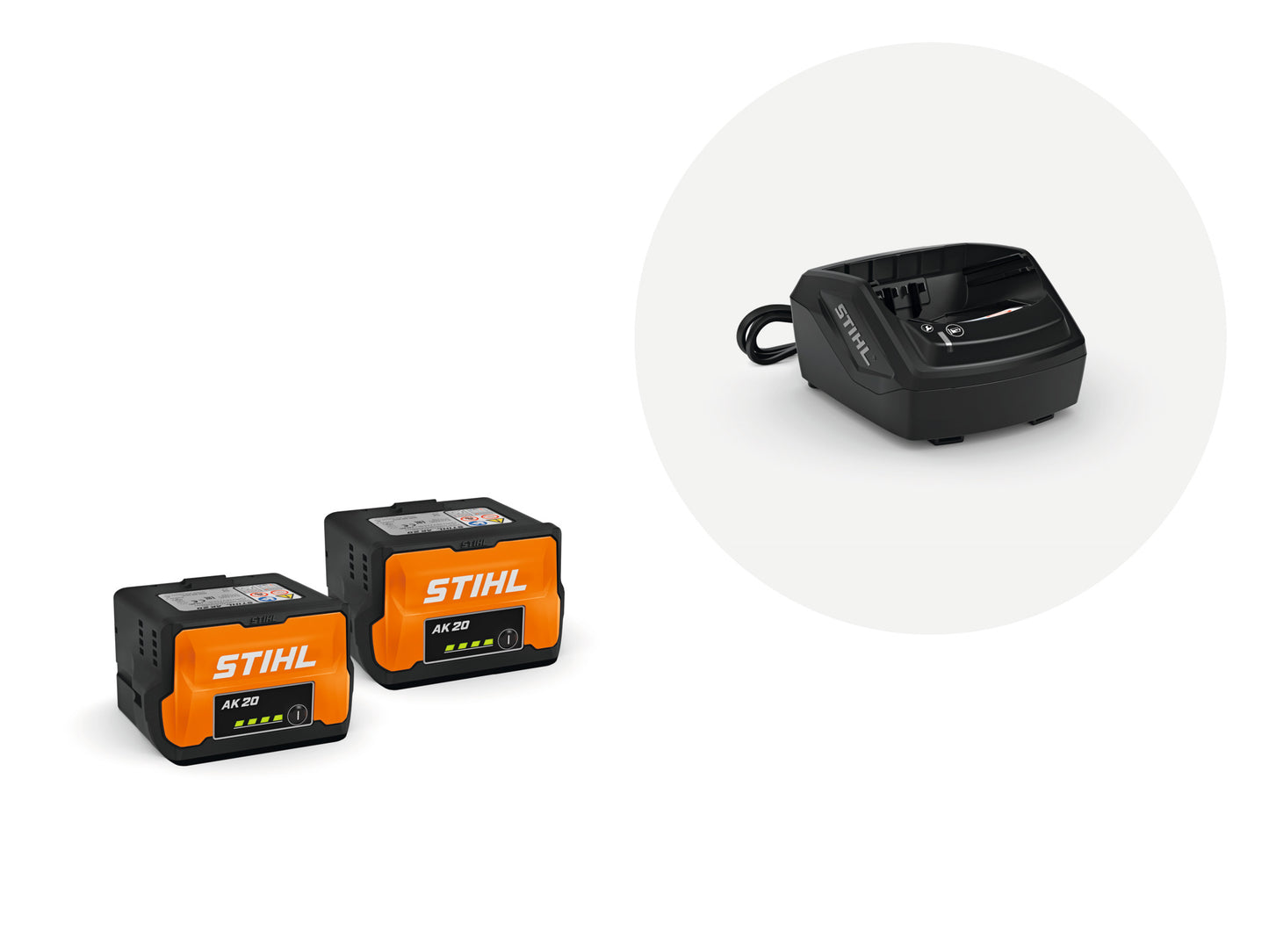 Starter set accumulatore Stihl ak 20 plus - 45200075903