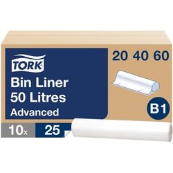 Bolsas de basura Tork Advanced 50 l transparente