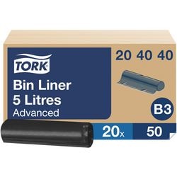 Bolsas de basura tork 5 l negro