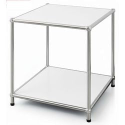 Tavolino floordirekt concept epuro bianco 400 mm x 400 mm x 460 mm