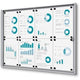 Display case showdown scxs8xa4b1 silver aluminum