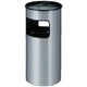 As- en prullenbak 70x33cm 22,5l zilver