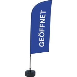 Beach flag showdown bfaw310-wt21-i58 autoportante blu