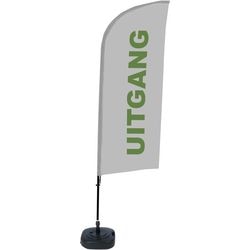 Beach flag showdown bfaw310-wt21-i105 autoportante grigio
