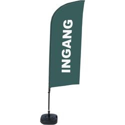 Beach flag showdown bfaw310-wt21-i122 autoportante grigio