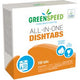 Pastillas para lavavajillas todo en uno Greenspeed operación 3 en 1, 100 piezas