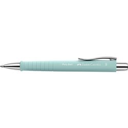 Penna a sfera Faber-castell - polyball - xb - blu caraibico - fc-241105