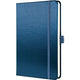 Quaderno Sigel A5 - conceptum - blu metallizzato - line - copertina rigida - si-co403