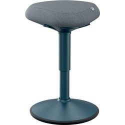 Taburete activo Leitz ergo con asiento cómodo - taburete de oficina - taburete ergonómico - gris oscuro