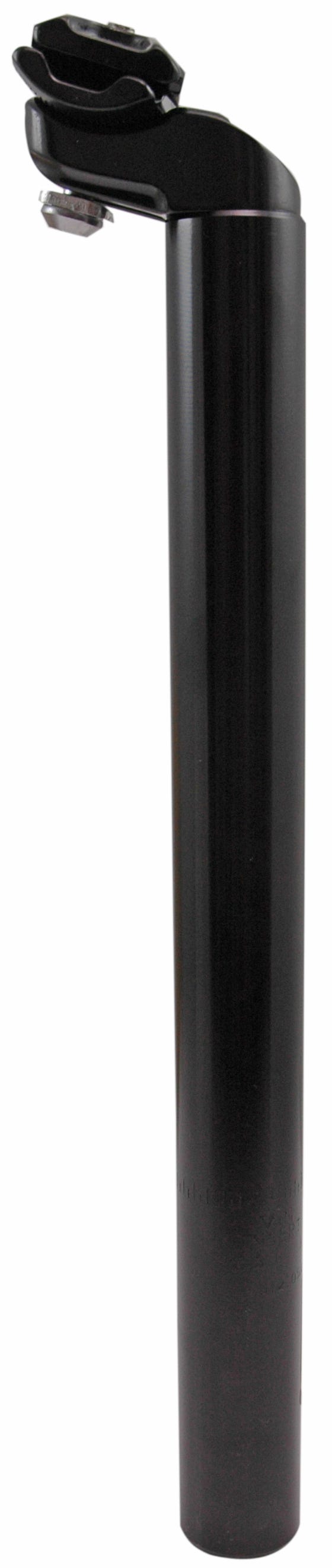 Post de asiento fijo 31.6 x 350 mm de aluminio negro
