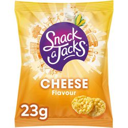 Snack a jacks crispy cheese - tussendoortje - 8 x 23 gram