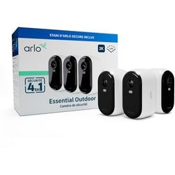 Telecamera di sicurezza esterna wireless Arlo Essential 2K - 3 telecamere IP