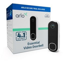 Campanello video wireless Arlo HD con fotocamera, 1 campanello, bianco