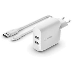 Cargador de pared USB Belkin blanco 24 W