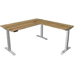 Scrivania sit-stand Kerkmann Move 4 rovere