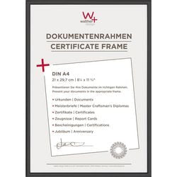 Walther nuovo stile di vita - cornice in plastica - formato foto 21x29,7 cm (din A4) - nero