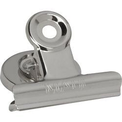 Fermacarte maul metallo argento