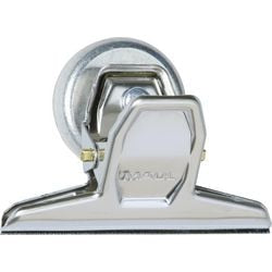 Abrazadera de papel Maul pro - plateada - metal - 3 piezas - 5,5 x 7,5 x 5 cm -