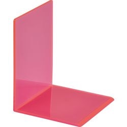 Fermalibri maglio acrilico rosa