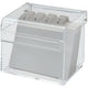 Schedario con indice A7 acrilico 12 x 10 x 9,5 cm trasparente