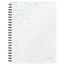 Lecture pad leitz wow a4 checked soft cover perforated white
