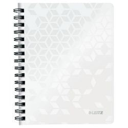 Lecture pad leitz wow a5 checked soft cover perforated white