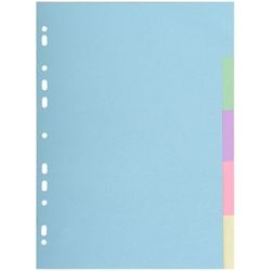 Tabs exacompta 2605e cardboard 11 holes