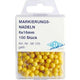 Map pins wedo metal yellow