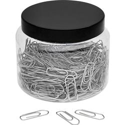 Clips de papel wedo metal 65 mm plateado