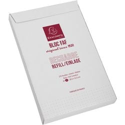Refill for faf desk pad exacompta 12514e pads faf plain