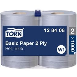 Cleaning paper tork 128408 w1 universal blue pack of 2