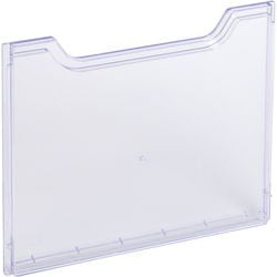 Porta depliant exacompta ufficio 64058d orizzontale trasparente
