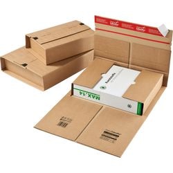 Confezione per libri colompac cp 035.03 marrone 250 x 355 x 105 mm