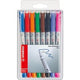 Rotuladores borrables finos Stabilo Ohpen en estuche - 8 uds.