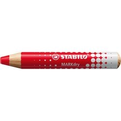 Matita per lavagna bianca Stabilo markdry - rossa