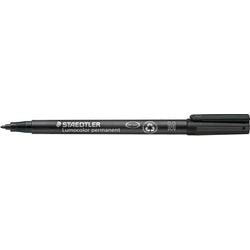 Penna staedtler lumocolor 317 fibra 1mm nera impermeabile