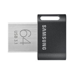 Chiavetta USB Samsung Fit Plus 64 GB grigia, argento