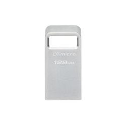 Usb-stick kingston datatraveler micro 128 gb zilver