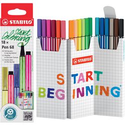 Stabilo Pen 68 Desk set Comience comenzando 18 piezas